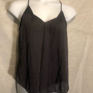 Soft grey flowing dressy tank